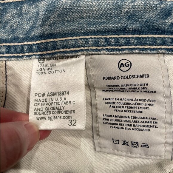 NWOT AG-ED Denim Men's 32x34 The Tellis Modern Slim Jean Distressed Ripped - Picture 3 of 11